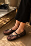 Beaded and Stone Embellished Embroidery - Stylish Casual Ballerinas - Wedding Invitation Special Occasion - 3