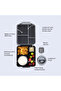 Jumbo Bento Lunch Box w/ Tritan Water Bottle 850ml – Midnight Black - 4
