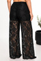 Trendy Lace Fabric Shorts with Wide Legs Palazzo Trousers - 3
