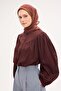 وشاح تينسل مونار بنمط عثماني لون الصدأ 90×90 - 2