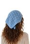 Women's Cotton Soft Textured Perforated Knitwear Bandana 7011 Blue - 3