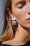 Brand Model Green Earrings