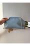 Women's Polka Dot Scholarship Pouch Bag with Gold Chain Detail - 5