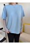 Blue Sleeve Lace T-Shirt Blouse - 3