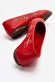 Lucas Women's Genuine Leather Embroidered Ballerinas Red - 3