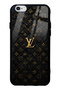 iPhone 6S Black Gold Lv Design Glossy Phone Case
