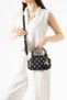 Bella Model Black Color White Polka Dot Women's Hand and Shoulder Bag