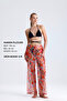 Women's Colorful Patterned Tulle Beach Pants Pareo - 6