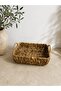 Wicker Rectangular Basket with Handles