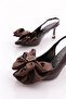 2033 Women's Bow Detailed Heeled Shoes - 4