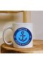 Special Name-Engraved Mug for Captains - Gift for a Sailor, Man, or Friend - Anchor Pattern Mug - 3