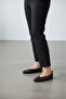 Genuine Leather Perforated Soft Casual Women's Flats - 3