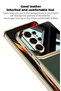 Luxury Leather Case for Samsung Galaxy S26 Ultra (2026) ,Electroplated Ultra-Thin, Anti-Drop, All-Round Protection Phone Cover Support Wireless Charging with Pen Slot Design - Pen NOT Included - 3