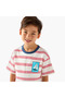 Set of 3 Crew Neck Short Sleeve T-shirt and Shorts Set with Applique Accent - 7