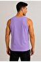 Men's Soft Purple Strappy Athlete T-Shirt-D235 - 3