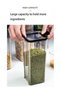 Set of 2 pieces 950ML Airtight Food Storage with Lid, Double Sealed Thick storage Jar, Leak Proof, Easy to Clean, BPA Free, Kitchen and Other Storage - 7