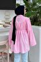 Tie-Detail Hijab Shirt Pink - 4