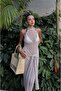 Mink Rando Beach Dress with Tie Detail - 4
