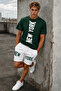 100% Cotton Oversize Men's T-Shirt Shorts Set Comfortable Fit Premium Streetwear Set - 6