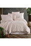 Panna Stone Single 100% Cotton Striped Duvet Cover Set - 2