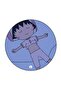 Anime Chibi Maruko Chan Printed Fridge Magnet Multicolour