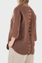 100% Linen Guipure Lace and Sequin Detailed Shirt Shirt 6665609 - 3