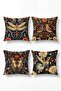 Yusufcuk and Friends Patterned 4-Piece Throw Pillow Cover Set - 3