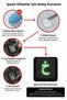 Arabic Glow-In-The-Dark 3D Keyboard Sticker – Uv Transfer, Transparent, Embossed Letters, Non-Marking, Visible in the Dark Black - 5