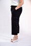 Women's Plus Size Side Pocket Lace-Up Trousers - 4