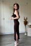 Neck Accessory Detailed Midi Slit Dress - 3