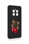Realme 12 4g Compatible Cherry Bow Patterned Silicone Case - 2