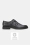 Men's Black Genuine Natural Leather 39-45 Size Eva Sole Double Buckle Loafer Shoes