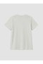 Lcw Everyday Turquoise Crew Neck Floral Embroidered Women's T-Shirt - 5