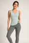 Women's Cotton & Modal V-Neck 6-Piece Camisole Undershirt - with Gathering Chest Pads - 8