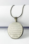 Silver Color Ayetel Kürsi & Nazar Verse Written Prayer Italian Chain Stainless Steel Necklace - 7