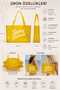 Women's Large Size Transparent Beach Bag Water Resistant Pool and Shoulder Bag - 3