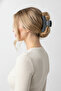 Stylish and Durable Dark Gray Large Size Hair Claw Clip - 3