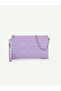 Women's Star Embroidered Chain Strap Portfolio & Clutch Bag