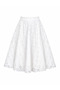 Valerie Flared Lined Long Skirt Women's White - 2