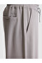 Gray Comfort Fit Knitted Shorts 50327867-Vr024 - 6