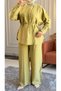 6314 - Stylish and Comfortable Viva Casual Women's Shirt and Pants Set with Waist Tie Detail - 5