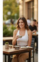 Women's Multi-Button Detailed Halter Neck Crop Top Blouse - 4