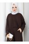 Cotton Viscose Fabric Long Cardigan Triple Set – Comfortable Fit Hijab Set – 4 Color Options - 6