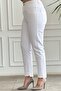 High Waist Asymmetric Leg Momjean - 4