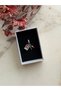Steel Color Lipstick and Eyeshadow Palette Detailed Dangle Bracelet Charm