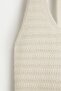 Halter yaka örgü top - 7