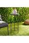 Inferno Round Metal Planter Stand 30x30x70cm - Black