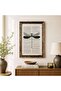 Sedara Canvas Printed Framed Wall Art 48x68cm - Antique Brass
