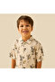 Short Sleeves Shirt with Floral Print - 4