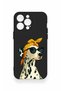 Cool Dalmatian Patterned Silicone Case Compatible with iPhone 14 Pro Max - 2